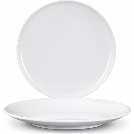 assiette plastique blanc pratique et facile a installer (1/5)