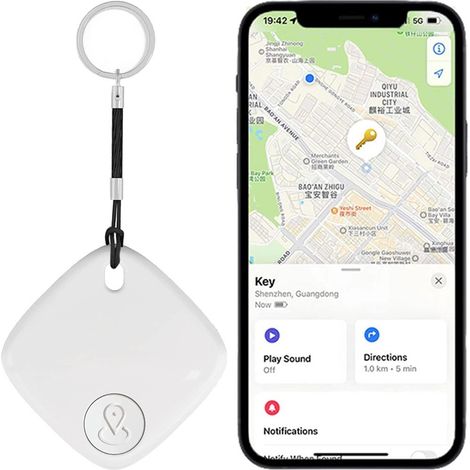 TRADE SHOP - Tracker Bluetooth Localizzatore Item Finder Smart Anti-loss Device Per Chiavi Borse -