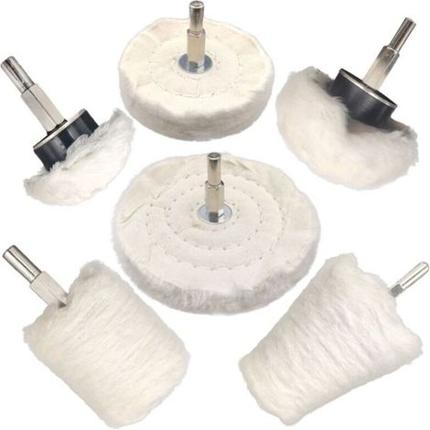Disque de Polissage pour Perceuse Kit Outil Métal Aluminium Acier Inoxydable