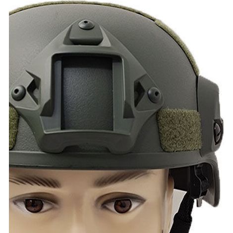 Casque de jeu de qualité militaire, housse de casque de jeu de terrain, équipement de moto multifonctionnel, vert olive. (1/5)