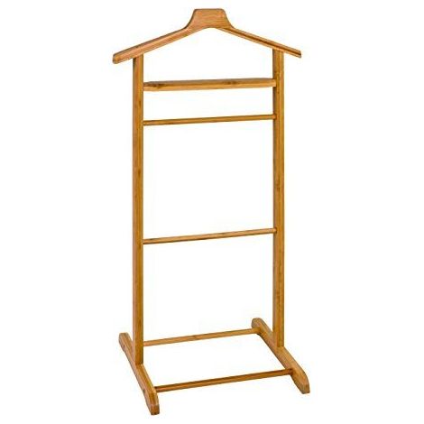 Valet de nuit 48x36x97 cm en bambou naturel