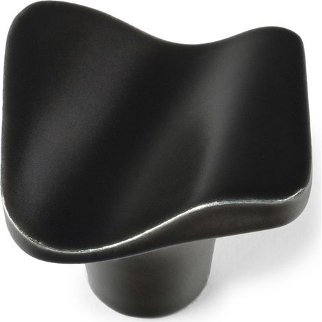 Pomo para Mueble  Estilo Contemporáneo  Fabricado en Zamak  Acabado en Negro Mate  Medidas 323226 mm  Sistema de Fijación Atornillado  Incluye Tornillos M4  2 Unidades - (1/2)