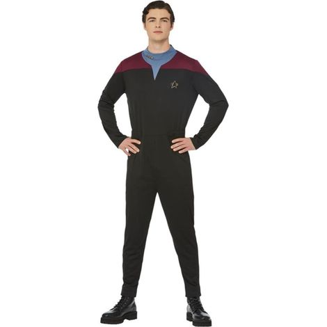 Star Trek Voyager Command Uniform - Jumpsuit - Delta Badge & Rank Insignias - 52587M