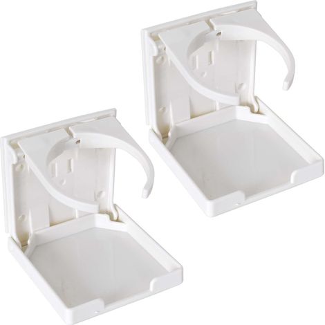 Juego de 2 portavasos para coche, portabotellas ajustable para coche, portavasos para coche, portabebidas para coche, portalatas para coche, para vasos, termos, tazas de café (blanco) (1/5)