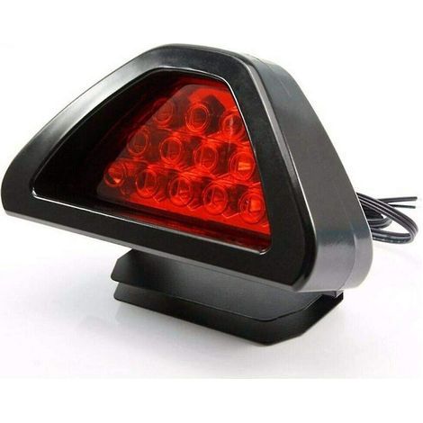Luz trasera, tercera luz de freno, luz de freno universal, luz intermitente del vehículo, luz antiniebla, luz roja, carcasa roja (1/3)