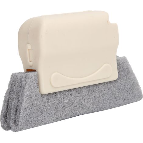 Brosse de nettoyage pour rainures de fenêtres, outil de nettoyage portatif pour les fentes et les interstices des fenêtres (1/5)