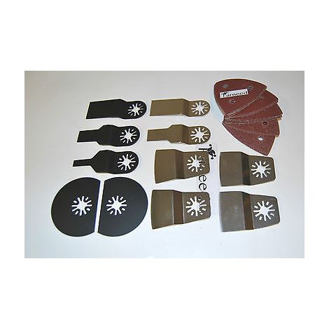 SET DI 31 ACCESSORI STRUMENTI UTENSILE MULTIFUNZIONE OSCILLANTE MULTI TOOL vibra