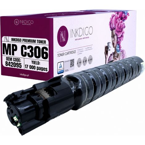 Inkdigo Toner 842095 kompatibel mit Ricoh MPC306ZSP, MPC307PageKeeper, MPC307 TÜV-zertifiziert (1/5)