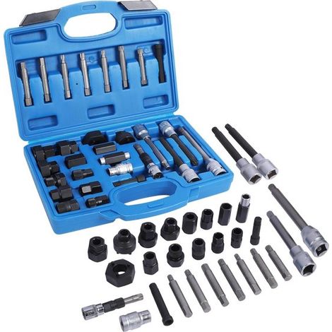 Kit de démontage de poulie d'alternateur, 29 pièces, compatible VW/Peugeot/Renault, outil pour le remplacement de la poulie (1/4)