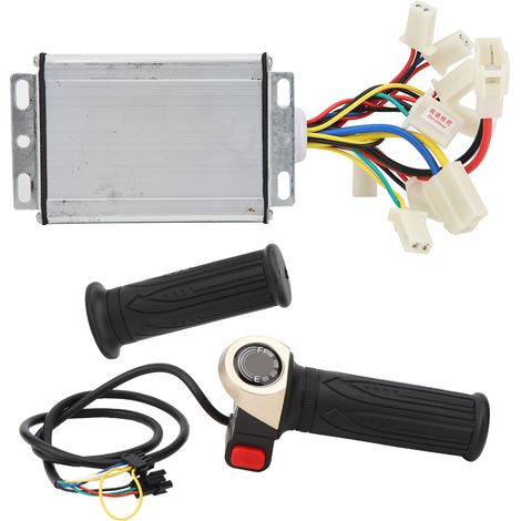 Poignée d'accélérateur universelle avec affichage électronique de la quantité, kit de contrôleur à balais 48 V 1000 W (1/5)
