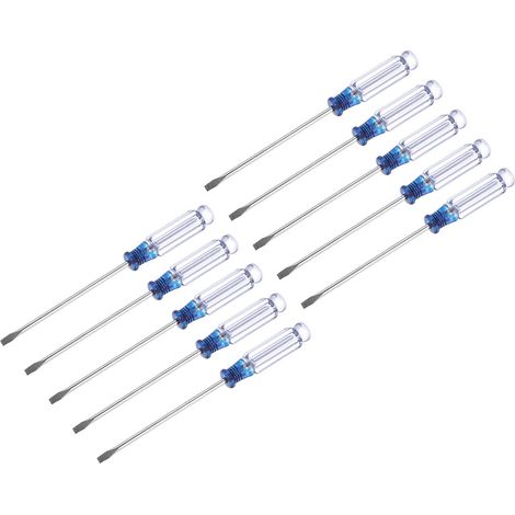 10 Pcs Mini Fendue Tournevis 3.0mm Plat Tête (1/4)