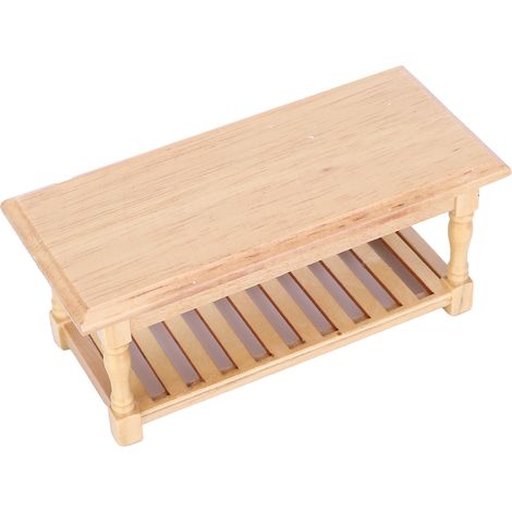 Table à thé miniature pour maison de poupée à l'échelle 1:12 - Meubles et accessoires de décoration (1/5)