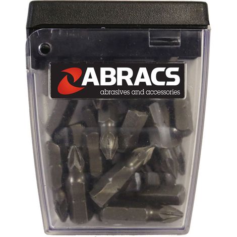 Abracs PH2 Screwdriver Bits - 25mm - (1/2)