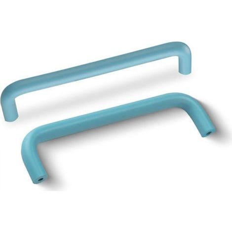 4 Pièces Poignée de Meuble en Aluminium 128mm Poignees de Portes pour Placards avec Vis Boutons Tiroir pour Armoire Cuisine,Bleu (1/4)