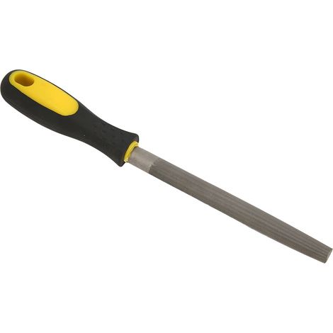 Lime à métaux, antidérapante, confortable, à denture moyenne, à double grain, demi-ronde, en acier au carbone T12, lime à outils (1/5)