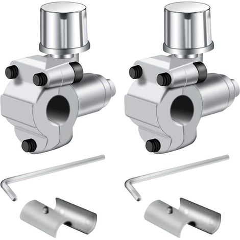 Ensemble de 2 pièces BPV - 31 vanne de perçage Kit robinet de réfrigérateur compatible avec diamètre extérieur 1 / 4 ", 5 / 16", 3 / 8 "tuyau pour système de climatisation HVAC
