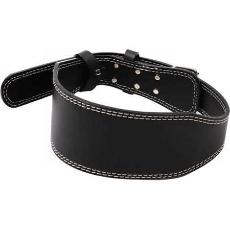 Ceinture de Musculation - Ajustable - Noir - Pour Adultes - Support Colonne Vert��brale