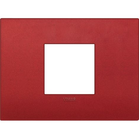 VIMAR - 19652.75 Plato clásico 2M rojo mate central