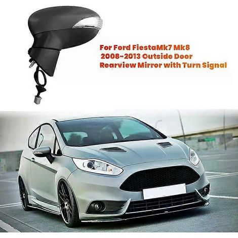 Außenspiegel-Baugruppe für Ford Fiesta Mk7 Mk8 2008-2013, Außenspiegel mit Blinker (JXLGV) (1/5)