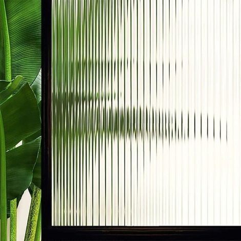 Striped blackout window film, privacy protection, light blocking, 40 x 100 cm (1/5)