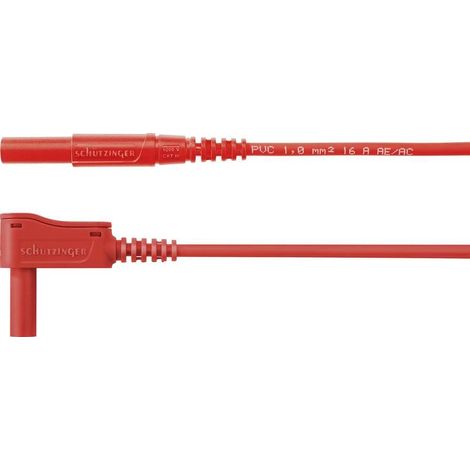 Schutzinger MSWFK A341 cable de medida eléctrico rojo