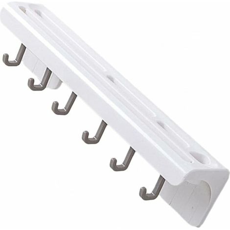 Support Mural de Porte-Couteau sans Perforation 4 Couleurs Magnetic Cuisine de Rangement Support de Couteau Ustensiles (Color : White)-Ensoleillé (1/5)
