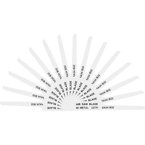 Sealey 94.5mm HSS Air Saw Blade 32tpi - Pack of 15 SA34/B3215 (1/5)