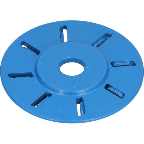 Meuleuse d'angle disque de sculpture sur bois fraise à 8 dents pour couper le polissage façonnage bleu (1/5)