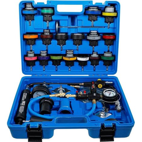 Testeur de Circuit de Refroidissement - 28 pcs avec Système de Remplissage - Précision et Facilité d Utilisation - D-Work