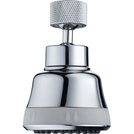 Aérateur de robinet, douchette de rechange pour robinet de cuisine avec 4 modes de jet, rallonge de robinet pivotante à 360° (1/4)