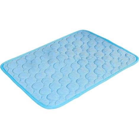 Kühlmatte für Hunde und Katzen, 100 x 70 cm – Selbstkühlend – Waschbar – Wasserdicht – Rutschfest – Komfortabel – Blau (1/5)