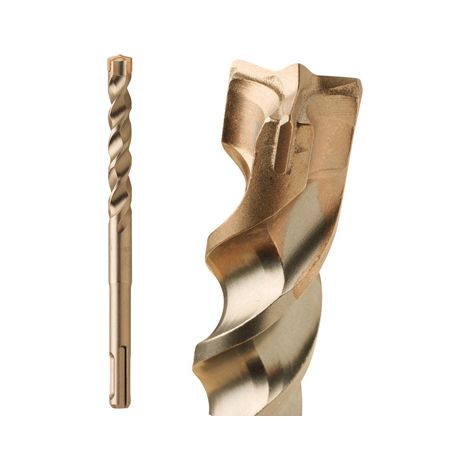 Foret sds+ booster - diamètre (mm) : 18 - longueur totale (mm) : 310 - longueur utile (mm) : 250 - Quantité : 1 - DIAGER