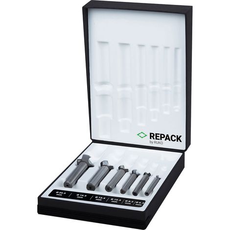 RUKO ULTIMATECUT Kit de fraises coniques et ébavureuses 3S HSS DIN 335 Forme C 90° en REPACK 6 pièces - 102790RK (1/2)