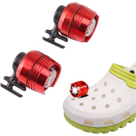 Lampe portable 2 pièces pour sabots, rouge (1/5)