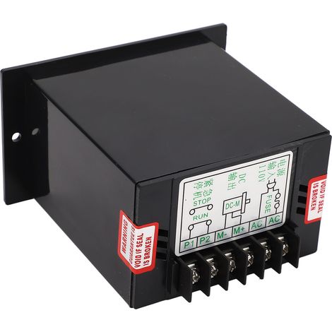 Drehzahlregler für Gleichstrommotoren, Vorwärts-/Rückwärtslauf, 110 V Wechselstromeingang, 90 V Gleichstromausgang, 400 W (1/5)