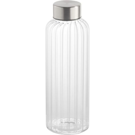 Bouteille - Verre, Ø 6,5 cm, H : 19,5 cm, bouchon à vis (1/5)