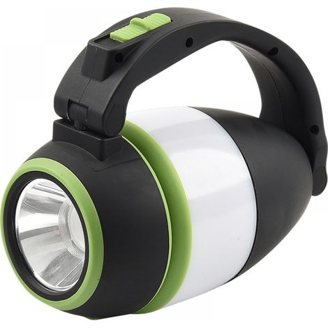 Lanterne de Camping 3 en 1 LED, Lampe de Bureau Rechargeable par USB Lampe de Poche Pliable avec Batterie Externe de 1200 mAh pour urgences, randonnée (1/5)