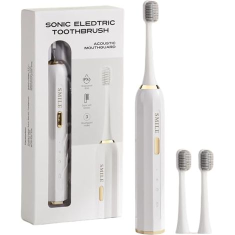 Brosse à dents électrique rechargeable pour adultes avec arc français-AquaForge (1/5)