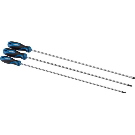 Draper 32603 - Set di cacciaviti a impugnatura morbida, 450 mm (3 pezzi)