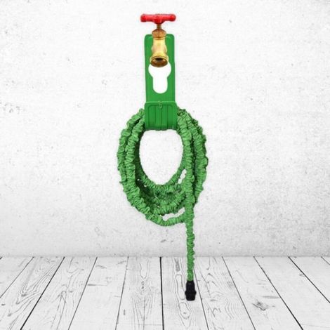 Support de tuyau d'arrosage - Lot de 2 pièces - Matériau ABS solide - Antirouille - Capacité de charge 50 kg (1/4)