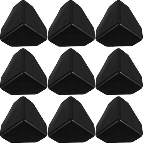 100 protections d'angle en plastique noir pour cartons et meubles (1/5)