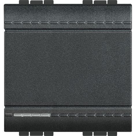 Crossing Livinglight 16A morsetto a vite 2 moduli Antracite L4004M2N