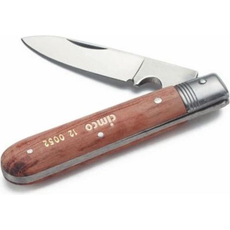 Cimco Kabelmesser mit Holzschalen, Klinge und Schaber 1teilig (1/5)