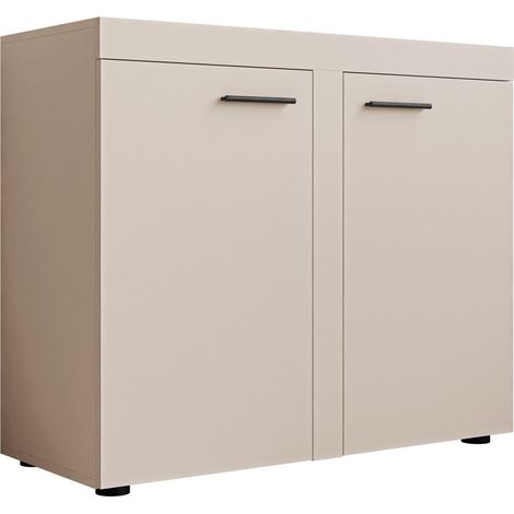 Buffet Univio, Beige, 82x98cm, Le nombre de portes: 240cm, Stratifié