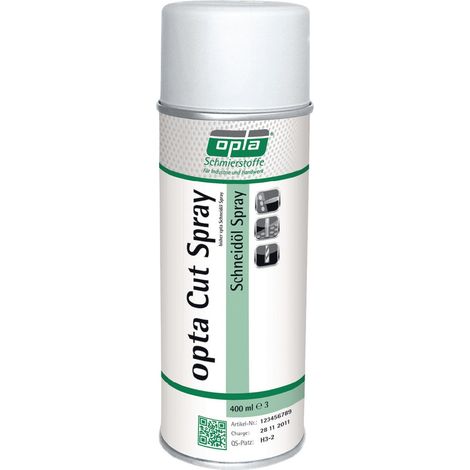 Aérosol d'huile de coupe Opta Cut, Modèle : Bombe aérosol de 400 ml (1/3)
