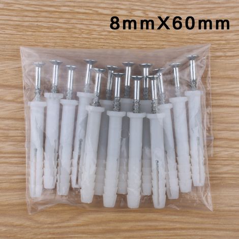 APEX Kit de vis, accessoires pour grilles de fenêtre pour la fixation, kit de vis galvanisées, 14 pcs, vis et chevilles,M860mm (1/3)