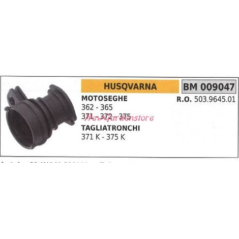 Ansaugkrümmer HUSQVARNA Kettensäge 362 365 371 372 375 009047