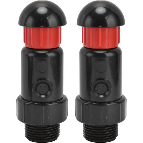 Valve d'échappement facile à utiliser à filetage externe G3/4, 2 pièces, bonne étanchéité, d'irrigation, Valve d'admission automatique (1/5)