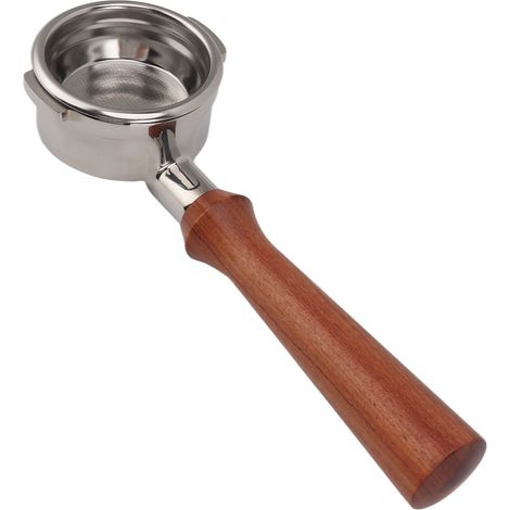 58-mm-Siebträger ohne Boden, 2-Hals-Edelstahlgriff, abnehmbares Zubehör für Breville 9 Series F Jacoranda Kaffeemaschinen (1/5)