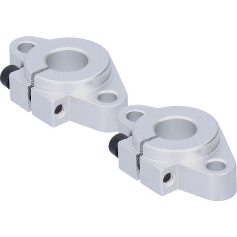 2 Stück SHF12 Linearführungsschienenhalterung für horizontale Linearführungswellen mit 12 mm Durchmesser (1/5)